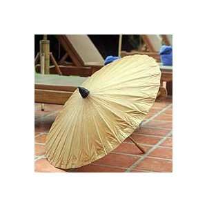  NOVICA Paper parasol, Saddle Brown
