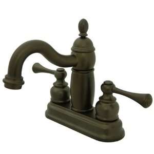 Kingston Brass KB1905BL Heritage 4 Centerset Bathroom Faucet, Oil 