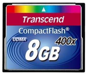 TRANSCEND COMPACT FLASH 400X UDMA CF 8GB 8G 8 G GB CF  