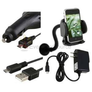 MOUNT+USB+CAR+Wall CHARGER FOR HTC DROID INCREDIBLE HD2  