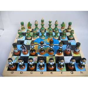  Chess Collectible * Soldiers Sailors Set * 29 x 30 x 4 cm 