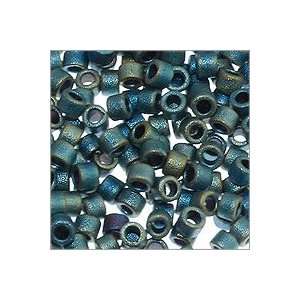 Miyuki Delica Seed Bead 11/0 Metallic Green AB (3 Gram Tube) Beads 