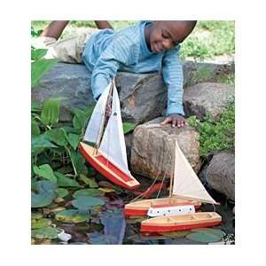  Spruce Wood Toy Sailboat Toys & Games