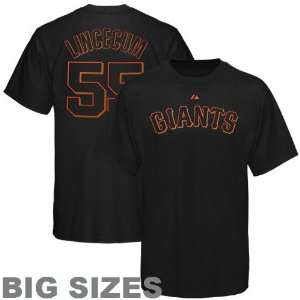   Giants Player Big Sizes T Shirt   Black (6X)