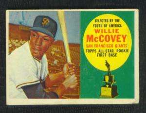 1960 TOPPS WILLIE McCOVEY A.S. ROOKIE   