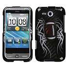 HTC FREESTYLE F5151 AT&T HARD CASE BLACK FOOTBALL