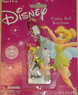 TINKERBELL SMALL BUT FEISTY THINK TINK KEYCHAIN CUTE  