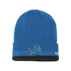    Detroit Lions Cuffed Onfield Knit Hat By Reebok