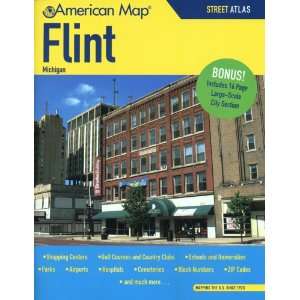 Flint Michigan Street Atlas (American Map)