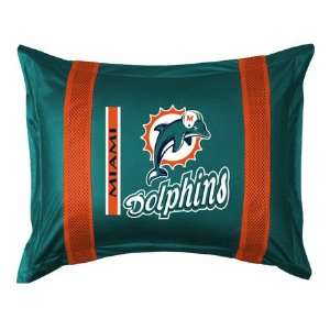  Miami Dolphins NFL Side Line Collection Pillow Sham 