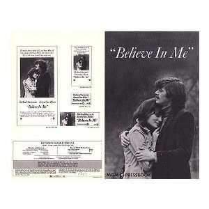  Believe In Me Original Movie Poster, 8.5 x 13 (1971 