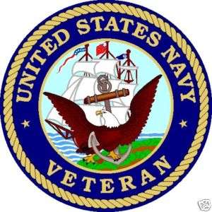 United States Navy Veteran Window Decal Sticker USN  