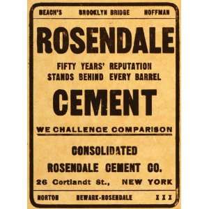  Brooklyn Bridge Rosendale Consolidated Cement Construction Materials 