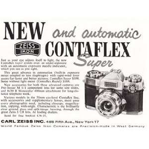  Print Ad 1959 Zeiss Contaflex Zeiss Contaflex Books