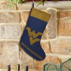  West Virginia Mountaineers Royal Blue 12 x 20 Stocking 