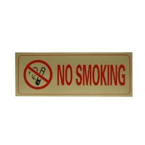  Sticky Notice Signs   NO SMOKING Wall Sign, 3.5 in x 9.45 in, Price 