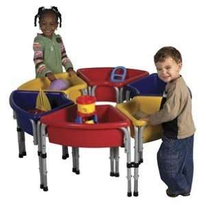  6 Station Hollow Sand & Water Play Center Toys & Games