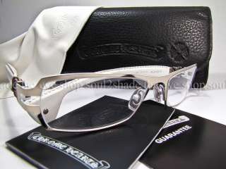 Chrome Hearts M. Diver Eyeglasses Frame White Leather  