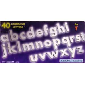  Glow in the Dark Magnetic Letters   40 Lowercase Letters Toys & Games
