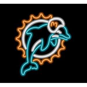 Miami Dolphins Official NFL Bar/Club Neon Light Sign  