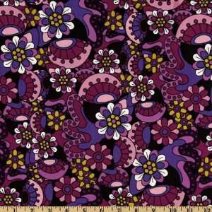  44 Wide Spyro Gyro Abstract Swirls Pink Fabric By The 
