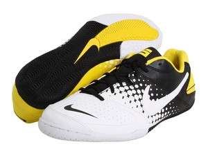 Nike 5 Elastico Indoor Soccer Shoe 415131 071 White/Black/Yellow 