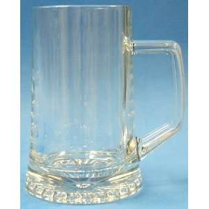  Plain German Glass Beer Mug 16oz