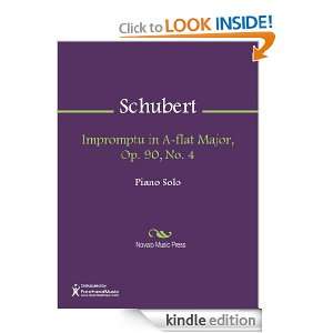 Impromptu in A flat Major, Op. 90, No. 4 Sheet Music Franz Schubert 