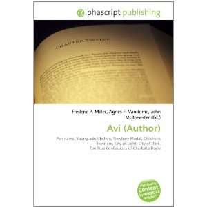  Avi (Author) (9786133862210) Books