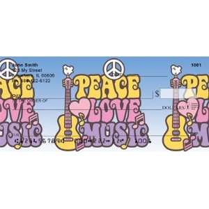  Peace Love Music Personal Checks