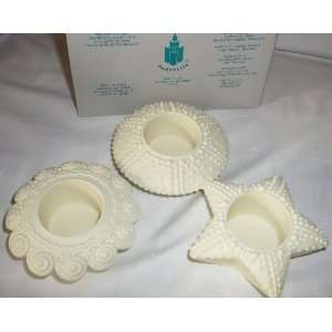  PartyLite SEa Drifters Tea Light Candle Holder Trio