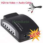 usb pc mac vga to av tv projector rca s