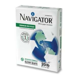  Navigator Premium Recycled Paper,Letter   8.5 x 11 
