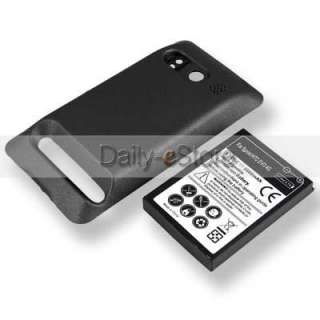 3500mAh Extended Battery Back Cover + Dock charger for Sprint HTC Evo 