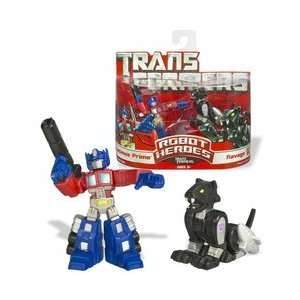  Transformers Movie Heroes Optimus Prime and Ravage Toys 
