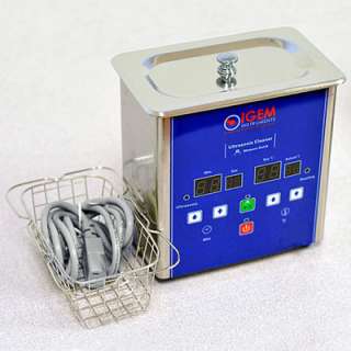 igem 0 7l professional ultrasonic cleaner with touch control panel