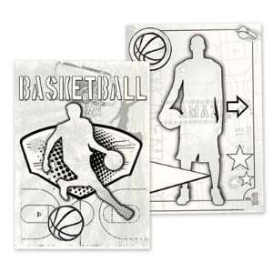 Get Your Game On Basketball Canvas Colorables Toys 