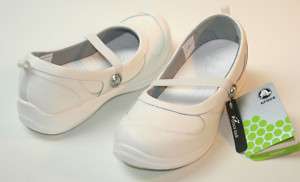 Crocs JUNIPER Womens Work Shoes Slip On White All Size  