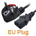 US 3 Prong Laptop Adapter Power Cord Cable Lead 3Pin  