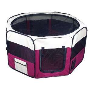   Portable Dog Pet Playpen Exercise Pen House Kennel Crate