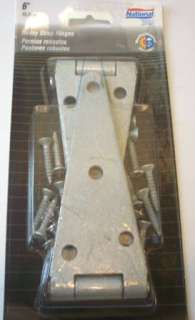TWO 6 Heavy Duty Door Gates Strap Hinges with Screws  
