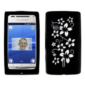   xperia floral silicone case cover for x8 with f Electronics