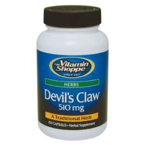  Vitamin Shoppe   Devils Claw, 510 mg, 100 capsules 