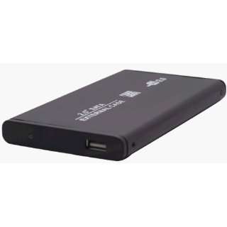 USB 2.0 2.5 SATA Hard Drive Enclosure Case, Ultra Slim, Black 