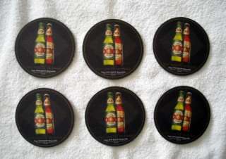 Set of 6 DOS EQUIS XX Cervezas Beer COASTERS 2 Sayings  