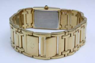 New Elgin Swiss Movement Stones Dial Men Gold Bracelet Watch 24mm x 