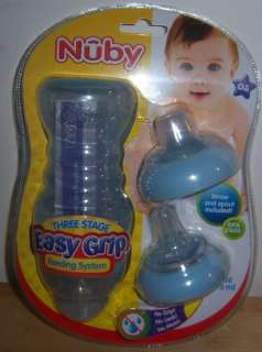   Three Stage Easy Grip Feeding System, Bottle, Sippy Cup, Baby Shower