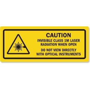  INVISIBLE CLASS 1M LASER RADIATION WHEN OPEN DO NOT VIEW 