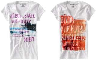 Aeropostale BEACH T shirt Tee top XS,S,M,L,XL,2XL NEW  