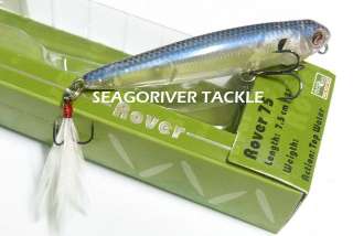 RIVER2SEA 3 ROVER 75 FISHING TOPWATER POPPER BAIT LURE (G 12R)  
